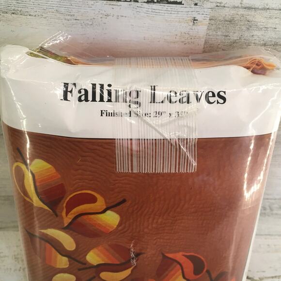 Falling Leaves Complete Quilt Kit Ilene Bartos Designs 29" x 35" Autumn Fall NEW - Picture 3 of 7